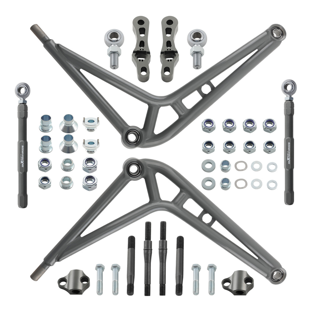 Compatible for BMW 3 Series E46 328Ci 2000 Wide Angle Steering Kit Lower Control Arms maXpeedingrods