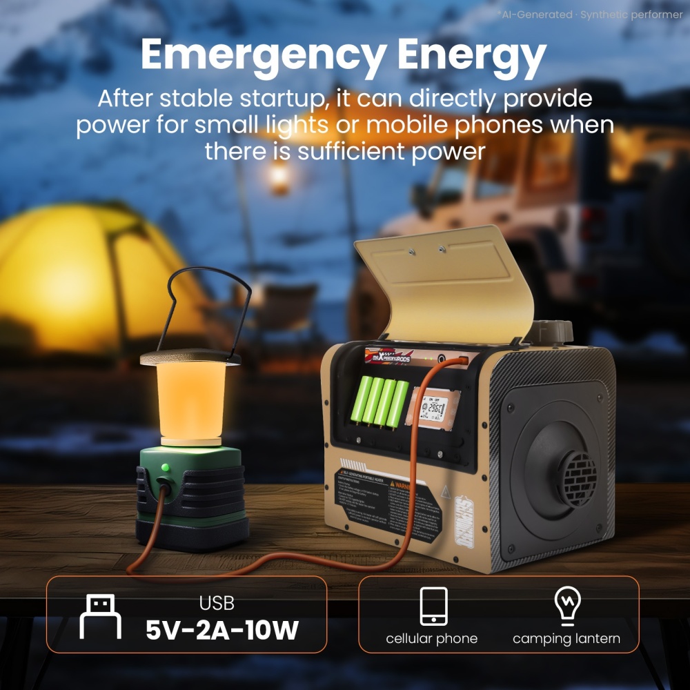 5KW Self-generating PortableDiesel Air Heater Remote Control For Bus RV