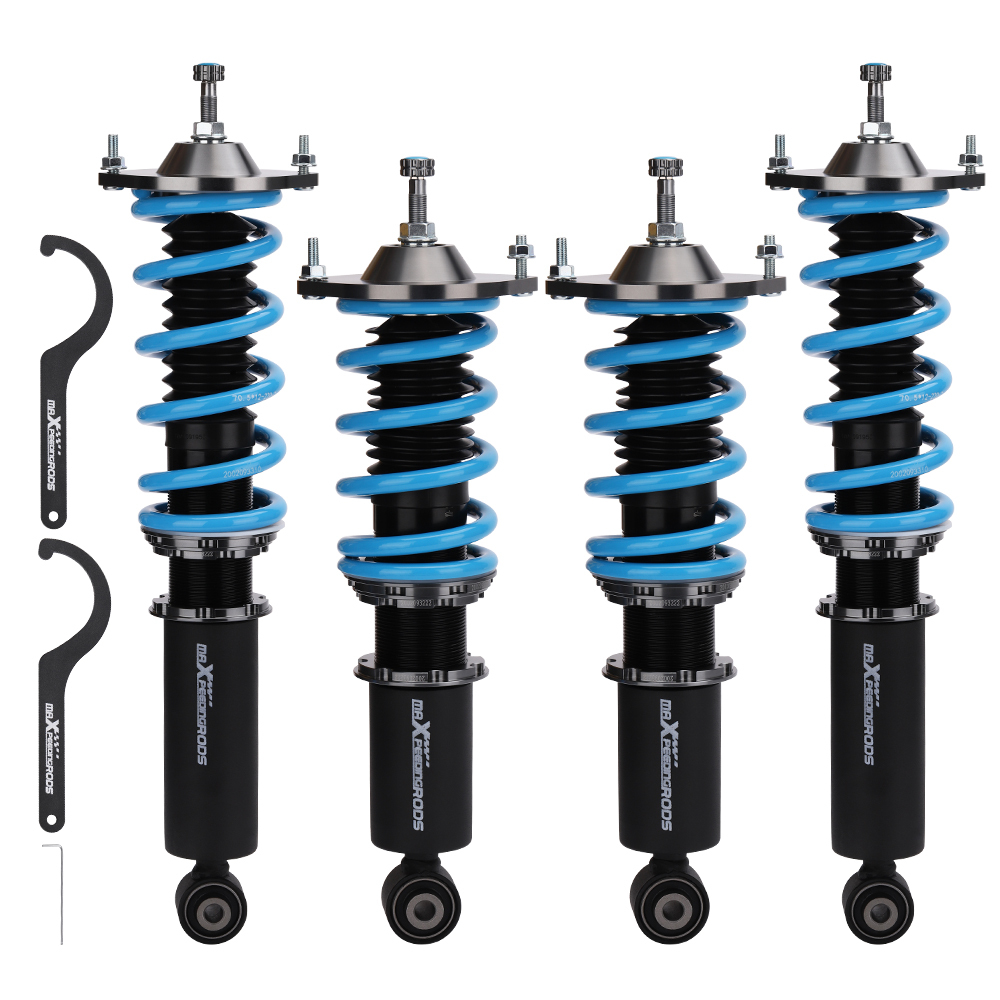 Compatible for Mazda MX-5 1989-2005 Double Adjustable Maxpeedingrods Spring Shock Absorber Coilover lowering kit