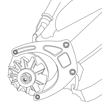 Compatible for Chevy Big Block Alternator Bracket Short Water Pump BBC SWP EWP 396 427 454