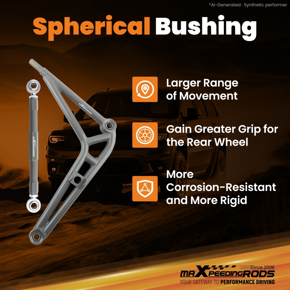 Compatible for BMW 3 Series E36 328is 1996-1999 Wide Angle Steering Kit Lower Control Arms maXpeedingrods