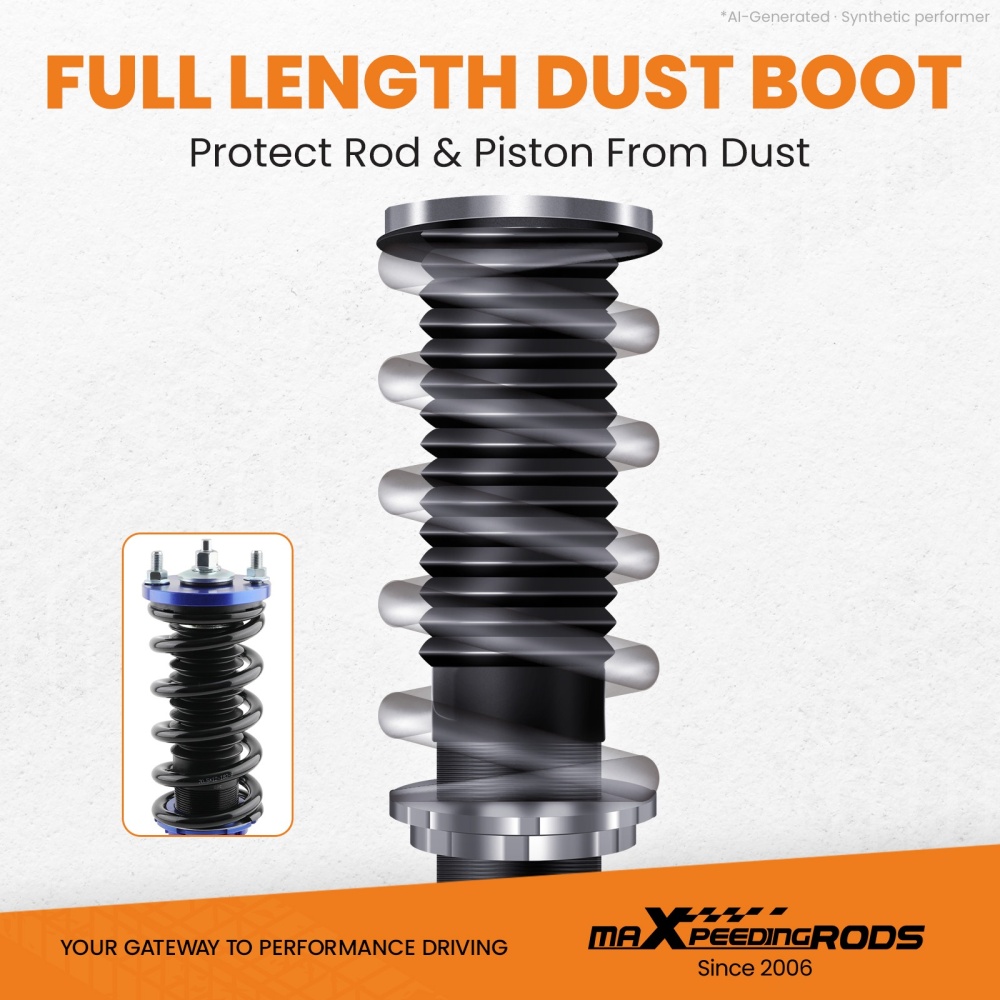 Compatible for Honda Integra 1993-2001 FWD Height Adjustable Coilovers maXpeedingrods