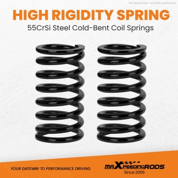 Compatible for Honda Civic del Sol 1992-1998 FWD EG EH Height Adjustable Coilovers maXpeedingrods