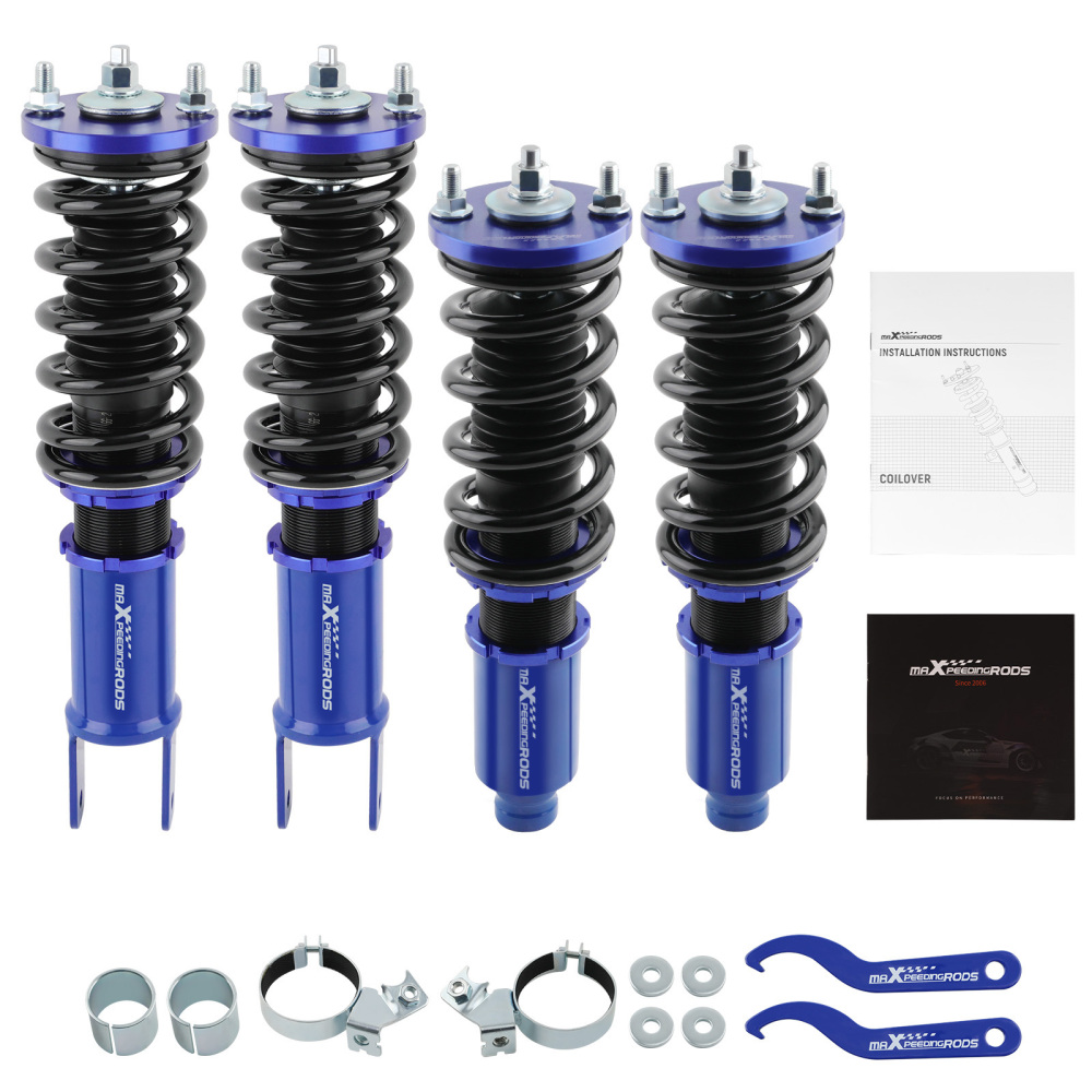 Compatible for Honda Integra 1993-2001 FWD Height Adjustable Coilovers maXpeedingrods
