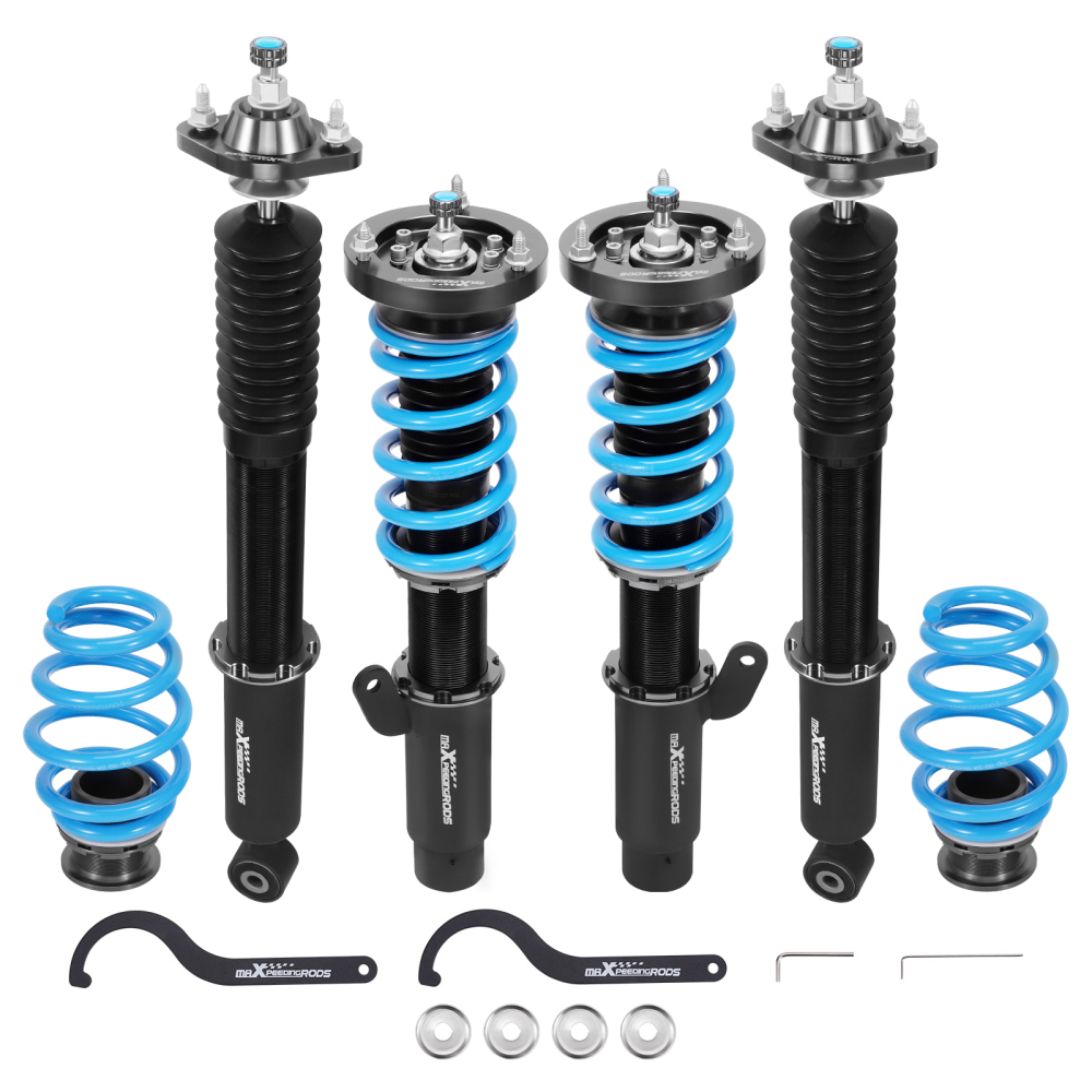 Compatible for BMW 3 Series E46 330Ci 2001-2006 T6 Upgrade Lowering Coilovers maXpeedingrods