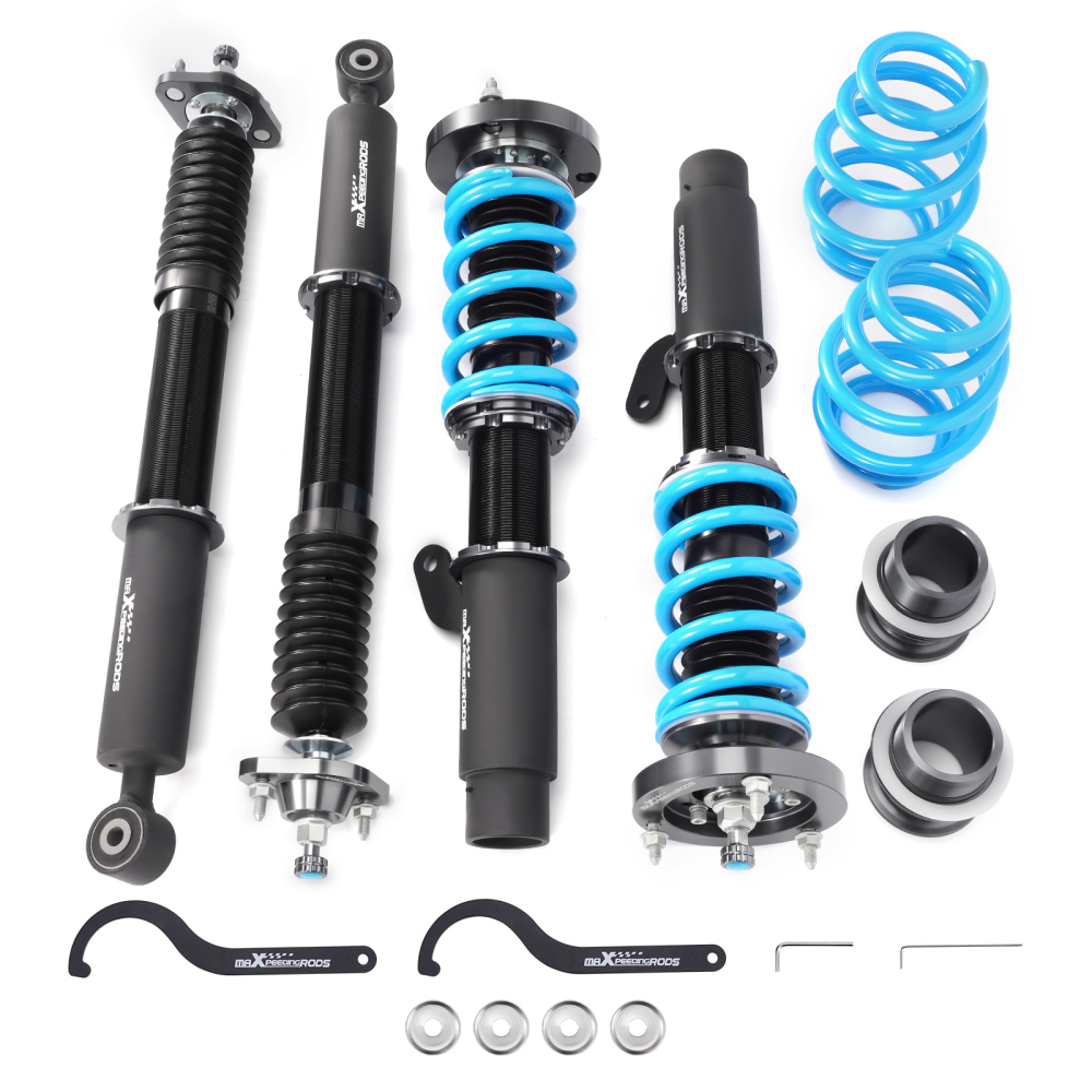 Compatible for BMW 3 Series E46 330i 2001-2006 T6 Upgrade Lowering Coilovers maXpeedingrods