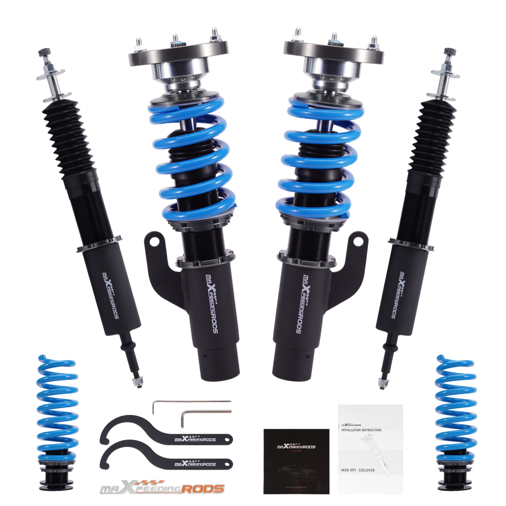 Compatible for BMW 3 Series E90/E92 328i xDrive AWD 2009-2013 T6 Upgrade Lowering Coilovers maXpeedingrods