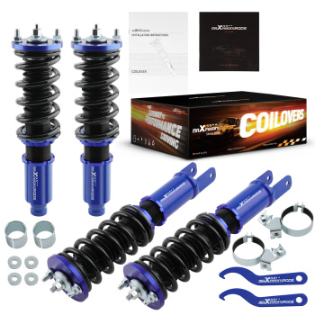 Compatible for Honda CR-X 1988-1991 Height Adjustable Coilovers maXpeedingrods