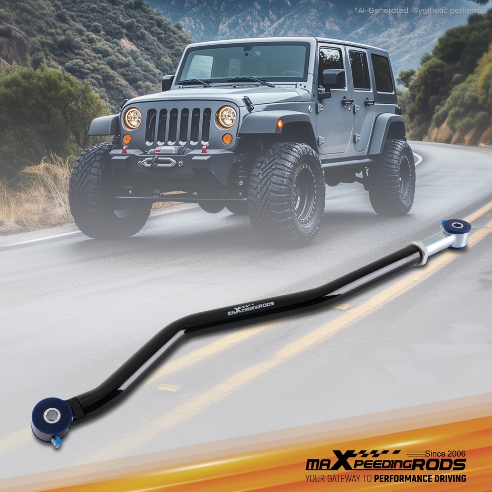 Suspension Lift Kit Front Adjustable Track Bar 0-6 compatible for Jeep Wrangler JK 2007-18