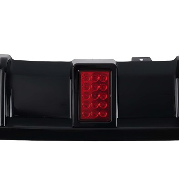 LED Rear Diffuser Lip Splitter Valance compatible for Bmw 3 Series E90 E91 M Sport 2005-12