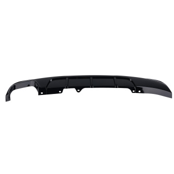 Rear Diffuser Splitter Twin Gloss Black compatible for BMW 5 Series F10 F11 M Sport