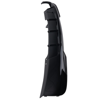 Rear Diffuser Splitter Twin Gloss Black compatible for BMW 5 Series F10 F11 M Sport