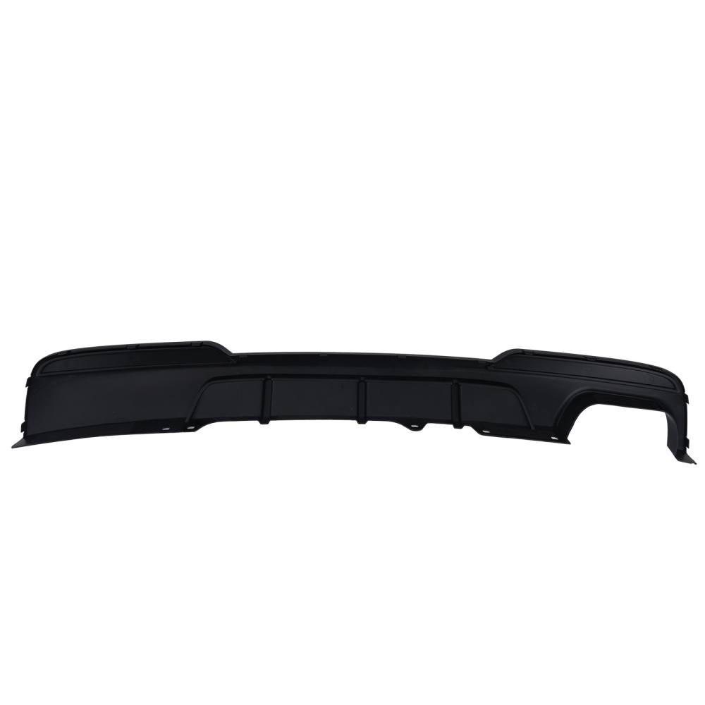 Rear Diffuser Splitter Twin Gloss Black compatible for BMW 5 Series F10 F11 M Sport