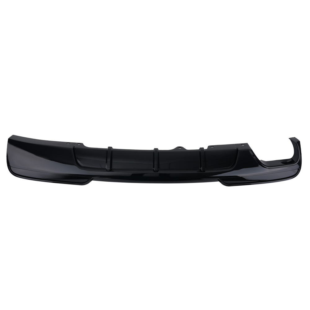 Rear Diffuser Splitter Twin Gloss Black compatible for BMW 5 Series F10 F11 M Sport