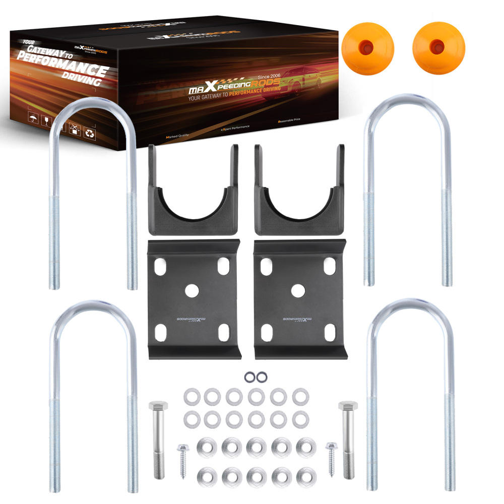 6 Rear Drop Flip Kit w/ U-Bolts BumpstopsHardware compatible for GMC C-1500 1988-1998
