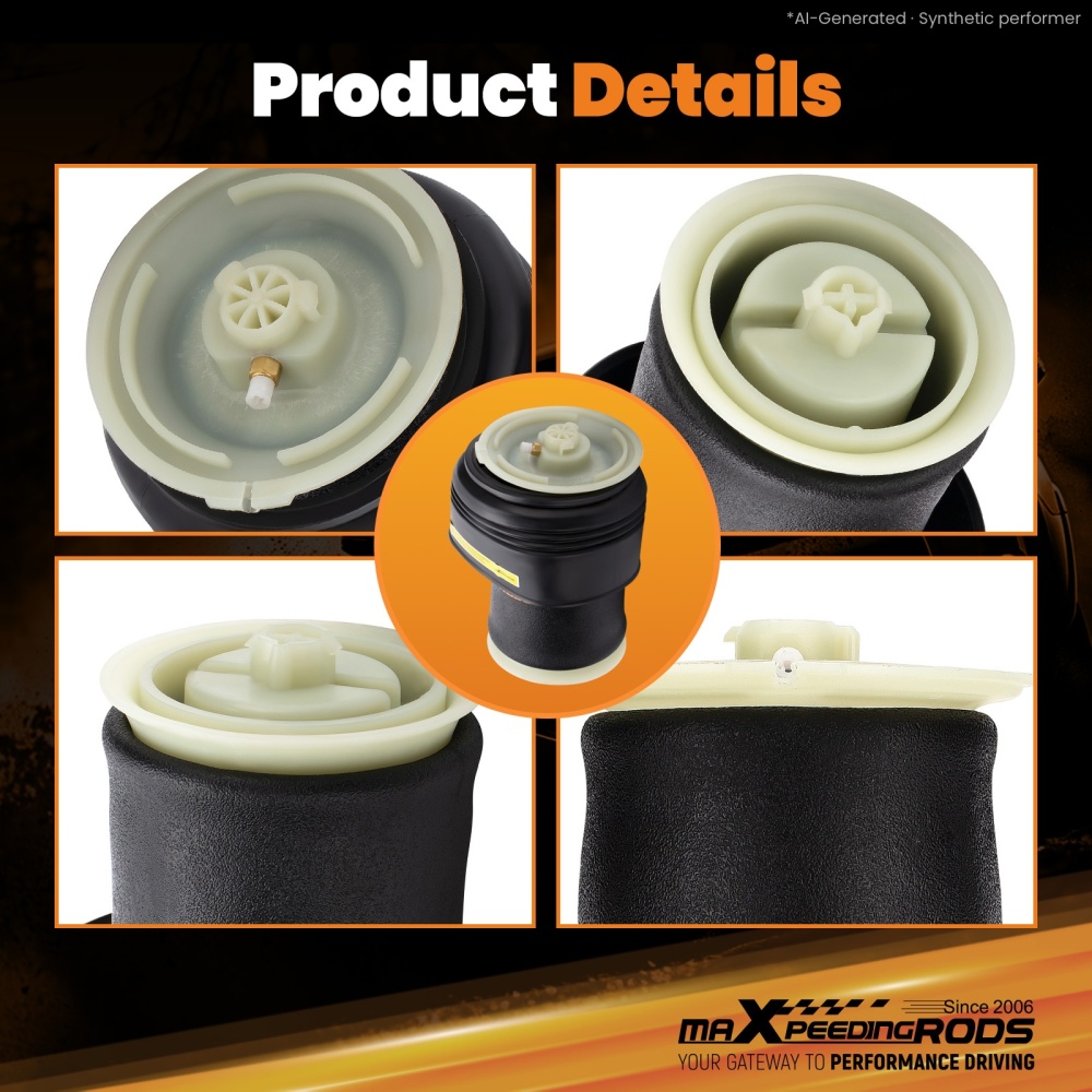 2pcs compatible for BMW X5 E70 X6 E71 E72 Rear Air Suspension Spring Bag 37126790081