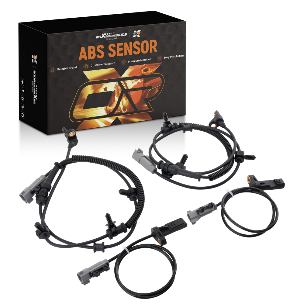 4 Sensor Speed ABS Kit compatible for Jeep Commander 06-10 Grand Cherokee 05-10 70816
