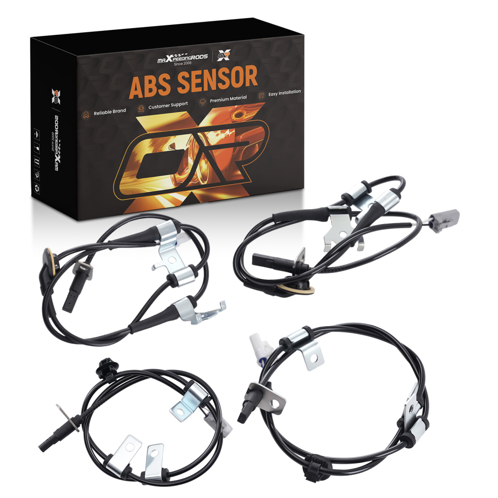 4Pcs ABS Speed Sensor compatible for Suzuki Grand Vitara 06-13 56220-65J00 Front Rear
