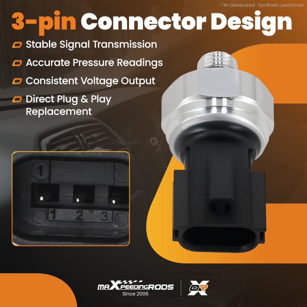 A/C Pressure Sensor compatible for Hyundai Azera 3.3L V6 2006-2017 977213K000 977211G000