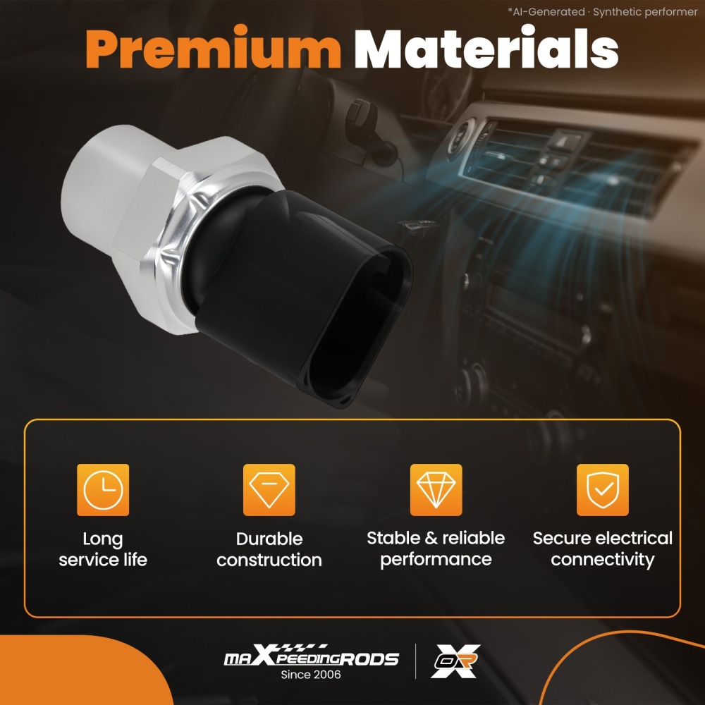 Compatible for AC Pressure Switch Sensor compatible for Audi A3/A4/A5 1.4L 1.8L 2.0L 2010-2023 5Q0959126A