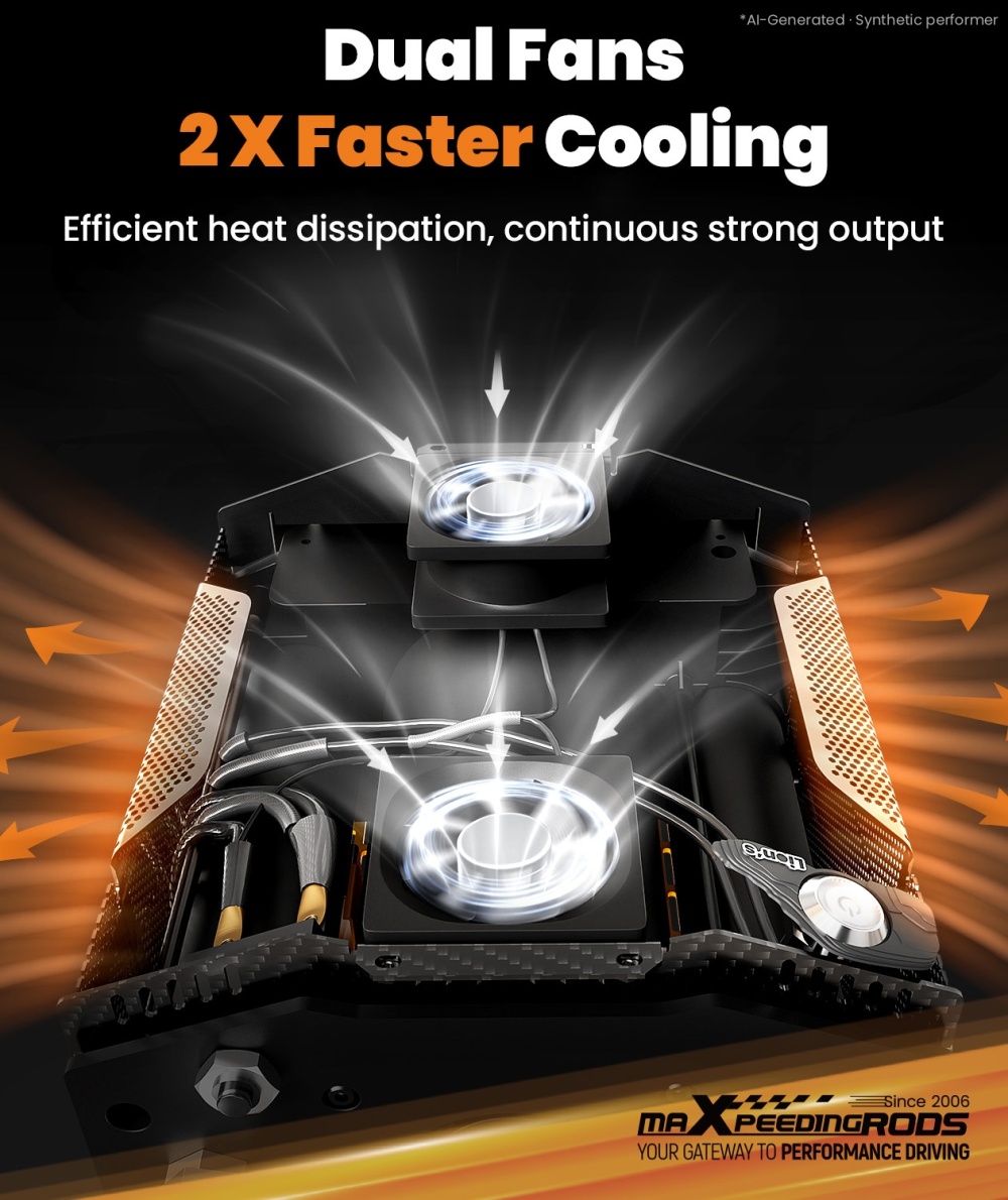 maXpeedingrods Off-Road Air Compressor Tire Inflation Kit with Digital Tire Inflator – High-Performance 4x4 Portable Air System