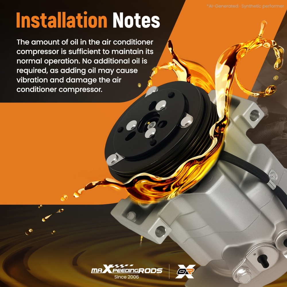 Compatible for AC Compressor compatible for Cadillac DeVille Seville 4.6L V8 2000-2005 CO28000C 10S17F