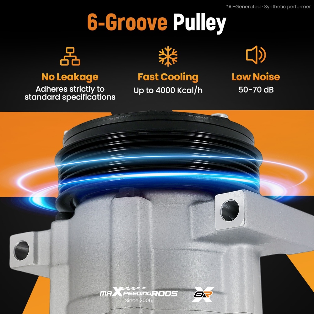 Compatible for AC Compressor compatible for Cadillac DeVille Seville 4.6L V8 2000-2005 CO28000C 10S17F