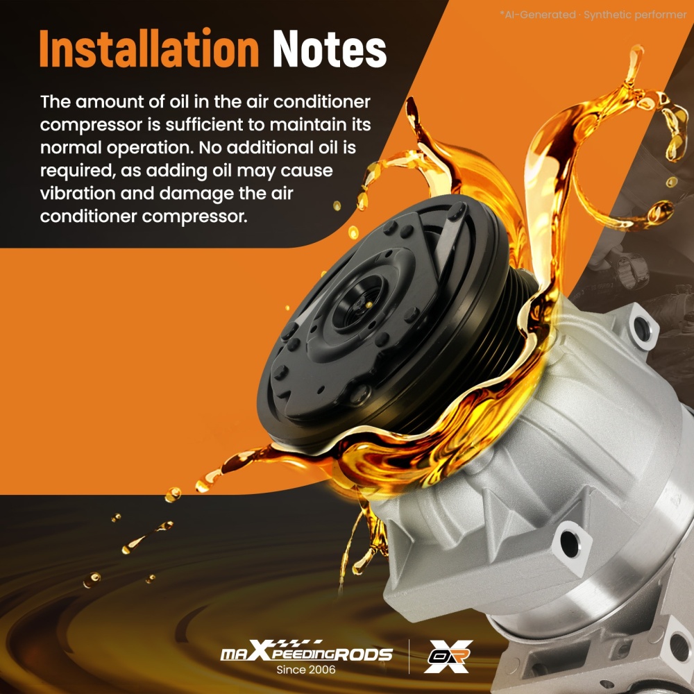 Compatible for AC Compressor 110mm compatible for Pontiac Grand Prix 96-03 compatible for Chevy Venture 97-00 10165426