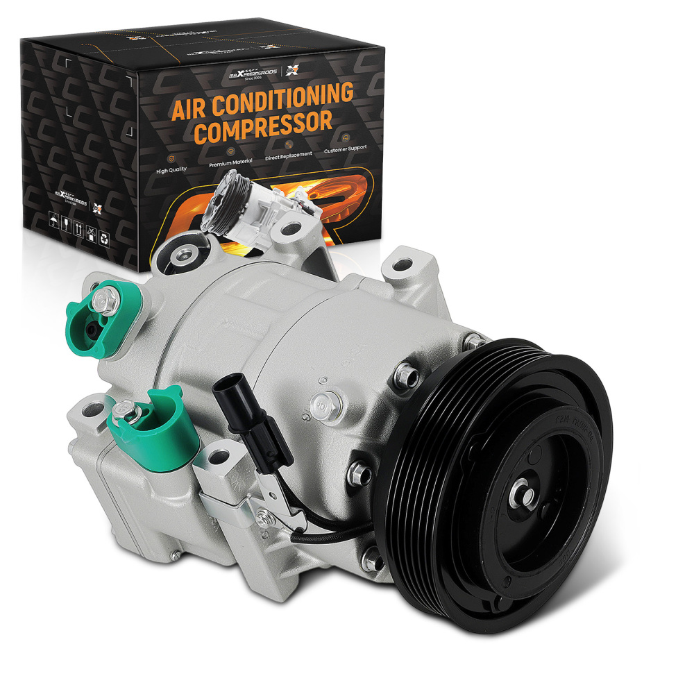 Compatible for AC A/C Compressor w/ Clutch compatible for Hyundai Sonata 2.4L 3.3L 2006 2007 2008 CO10916C