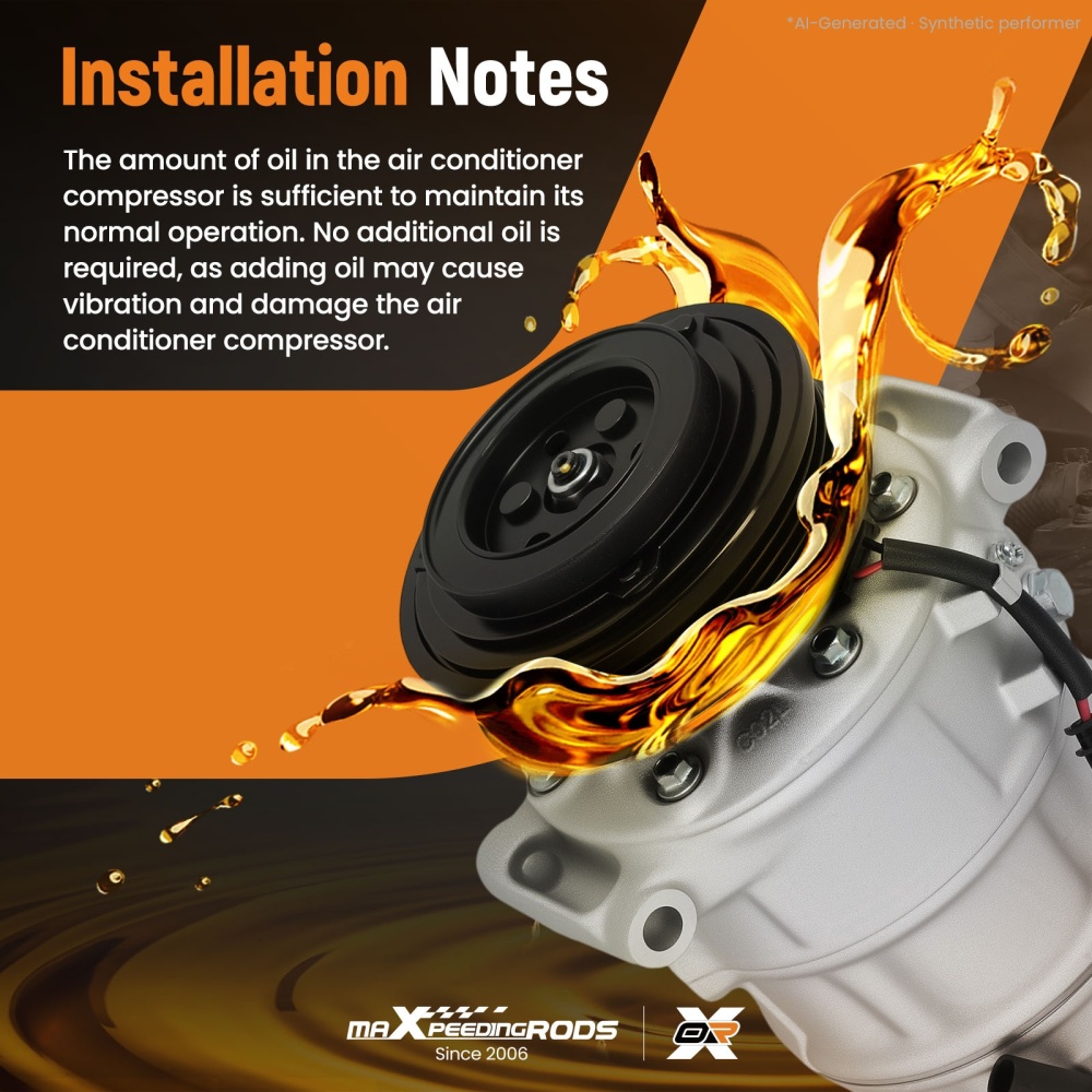 A/C compatible for AC Compressor compatible for Chevrolet Equinox / GMC Terrain 2.4L Engine 12-15 CO22229C