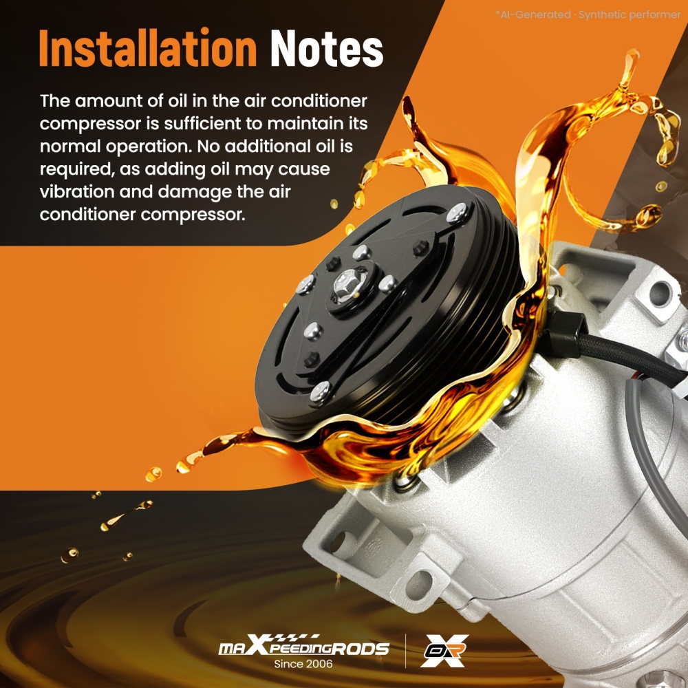 A/C Compressor W/ Clutch CO29072C compatible for Nissan Tsuru Sentra L4 1.6L 1.8L 2013-2019