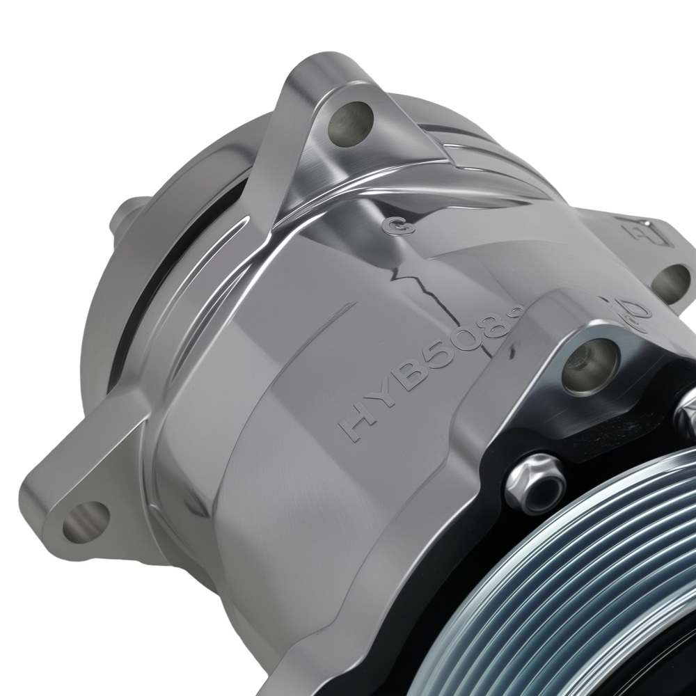 A/C Air Conditioning Compressor For Sanden 508 Serpentine Belt Sliver HC5004C