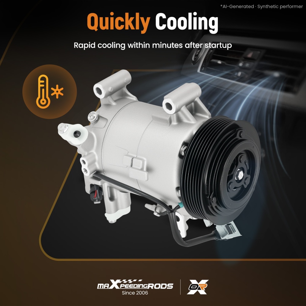 Air Conditioning Compressor compatible for Honda Civic 2.0L L4 2016-2021 CO-29272C PAG46