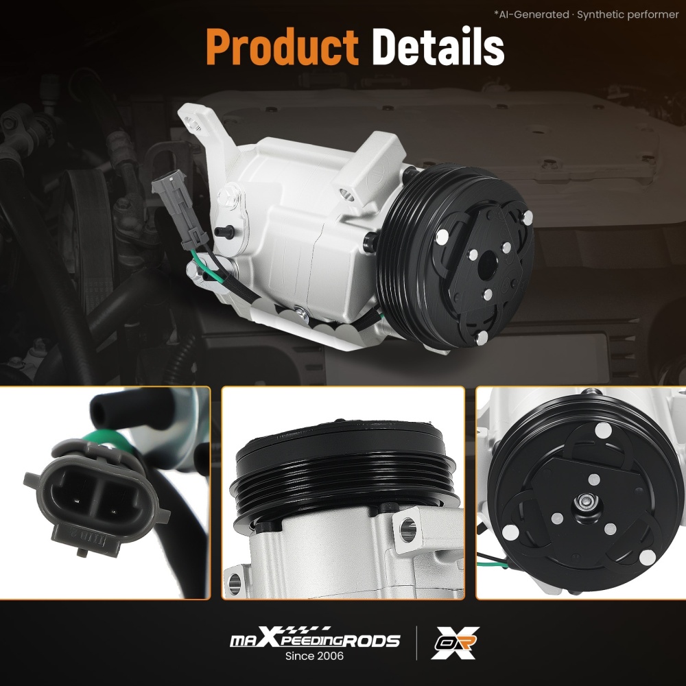 Air Conditioning Compressor compatible for Chevy  Express 1Silverado1500 25003500  CO29002C