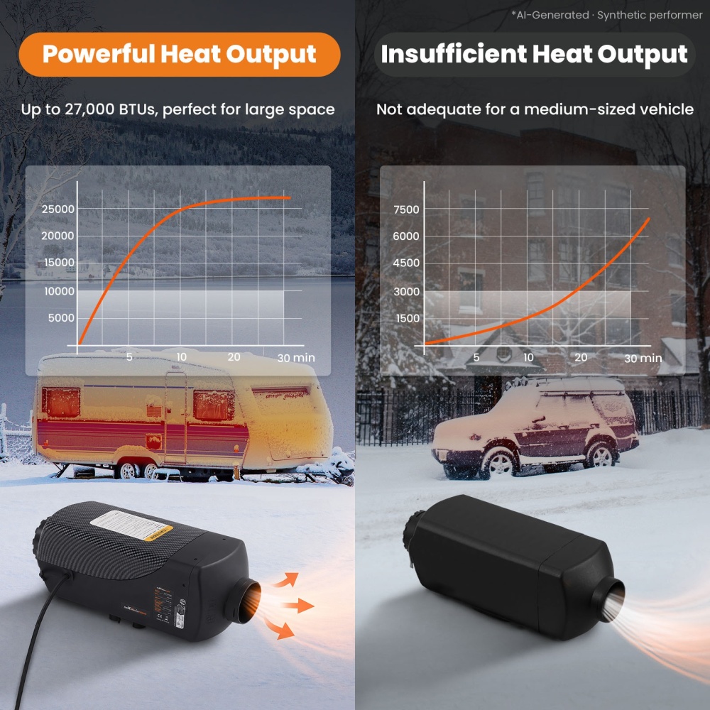 Air Diesel Heater LCD Remote 8KW 12V/24V For Boat Motorhomes campervans SUV