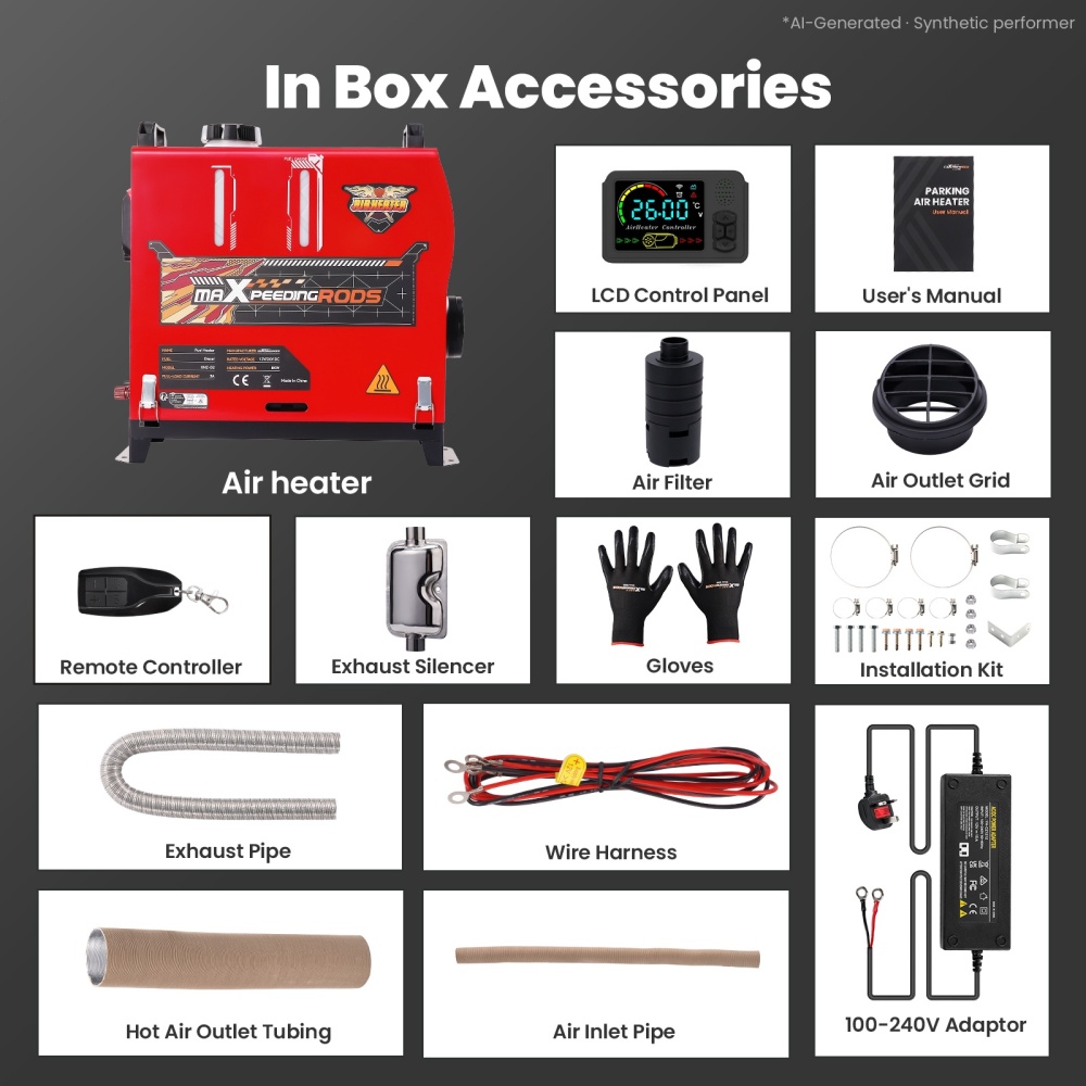 12V/24V 8KW Diesel Heater Bluetooth Remote For Boat Car+Battery Start+Adapter