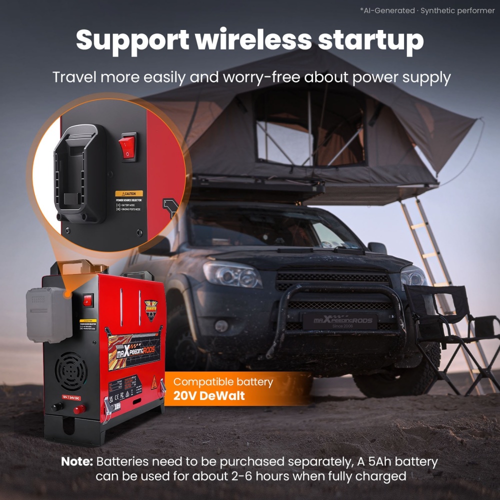 12V/24V 8KW Diesel Heater Bluetooth Remote For Boat Car+Battery Start+Adapter