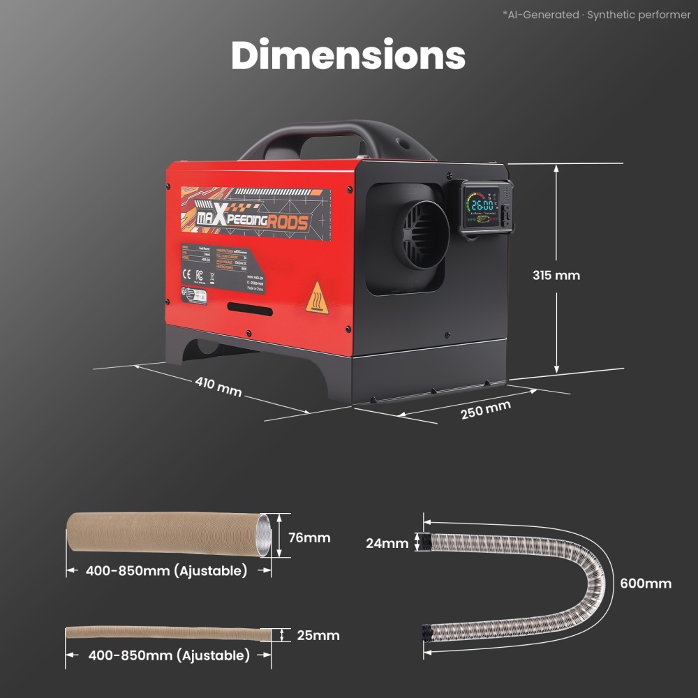 8KW Air Diesel Heater App Control Power Adapter For Cars Boats+Wireless Startup