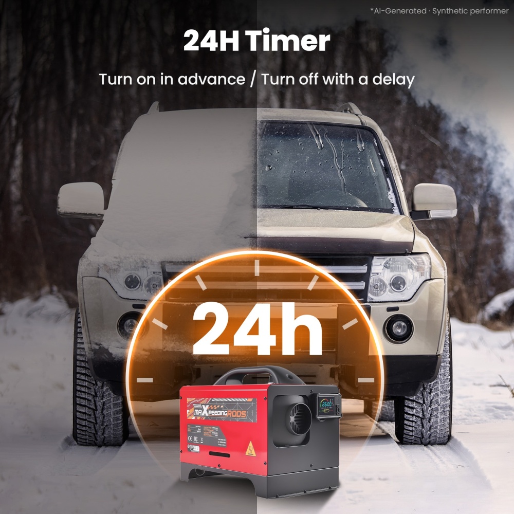 8KW Air Diesel Heater App Control Power Adapter For Cars Boats+Wireless Startup