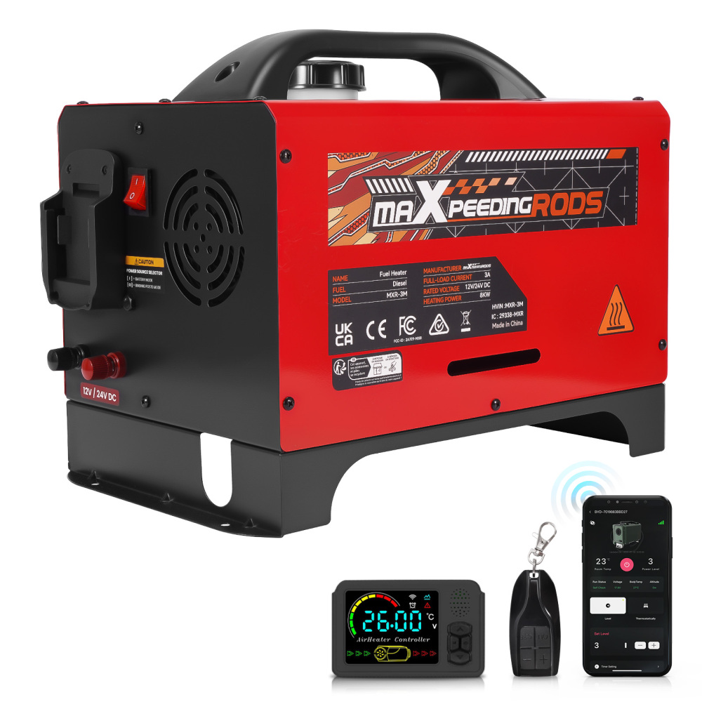 Calentador de Aire Diesel 8KW for Camiones Furgonetas Autocaravanas LCD APP