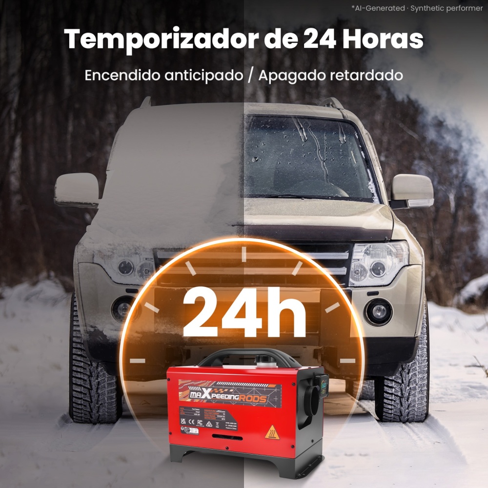Calentador de Aire Diesel 8KW for Camiones Furgonetas Autocaravanas LCD APP