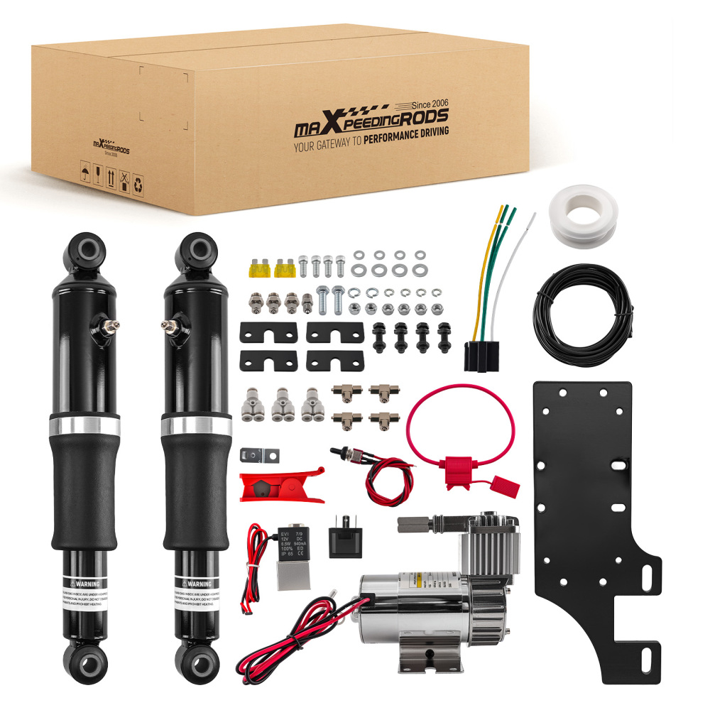 Air Ride Suspension Kit Rear Left/Right compatible for Harley Davidson Touring Models 94-25