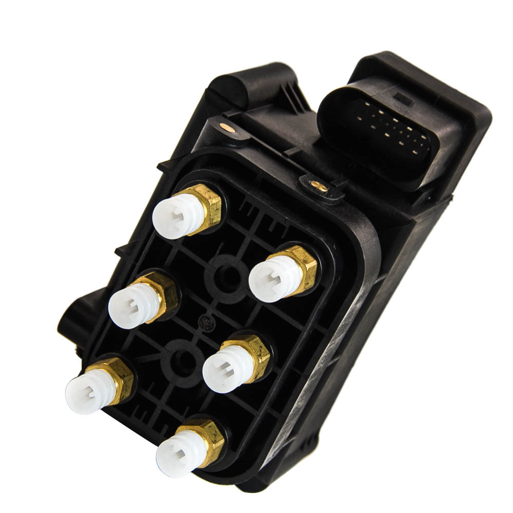 Bloque de válvulas suspensión neumática 4F0616013 compatible para Audi A6 4F2, C6 Sedán