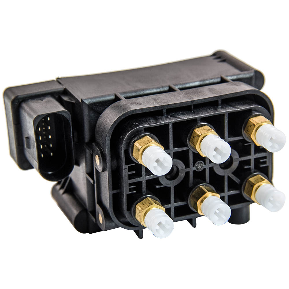 Bloque de válvulas suspensión neumática 4F0616013 compatible para Audi A6 4F2, C6 Sedán