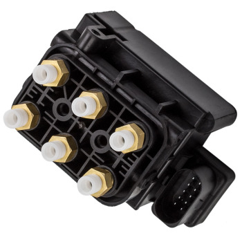 Compatible para Audi Q7 4L compatible para VW Touareg Air ride suspensión Solenoide Válvula Block 7L0698014