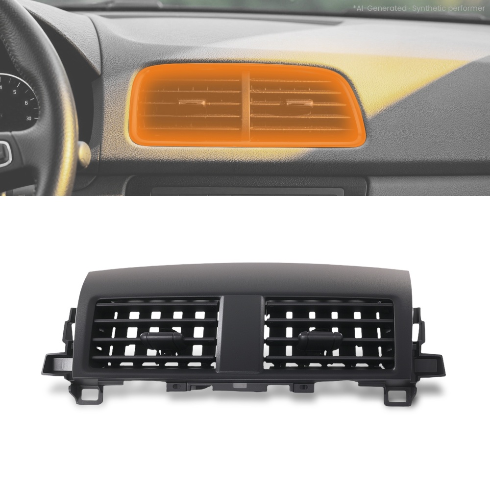 Center Dashboard A/C Trim Panel compatible for Toyota RAV4 2006-2012 55670-0R010-B0