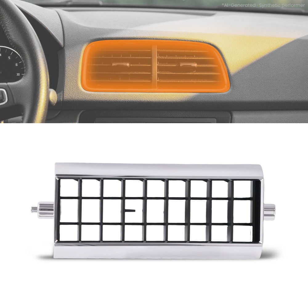 4Pcs A/C compatible for Vent Plate compatible for Chevy GMC Truck 1973-1980 3979751 Black ABS PC