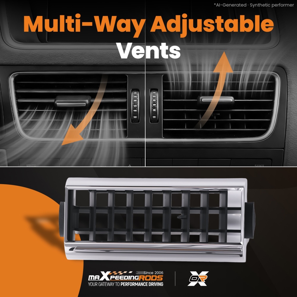 Compatible for AC Vent Molding Plate compatible for Chevy K20/C10 1981-1986 DP7898RNH BAP10502 5PC