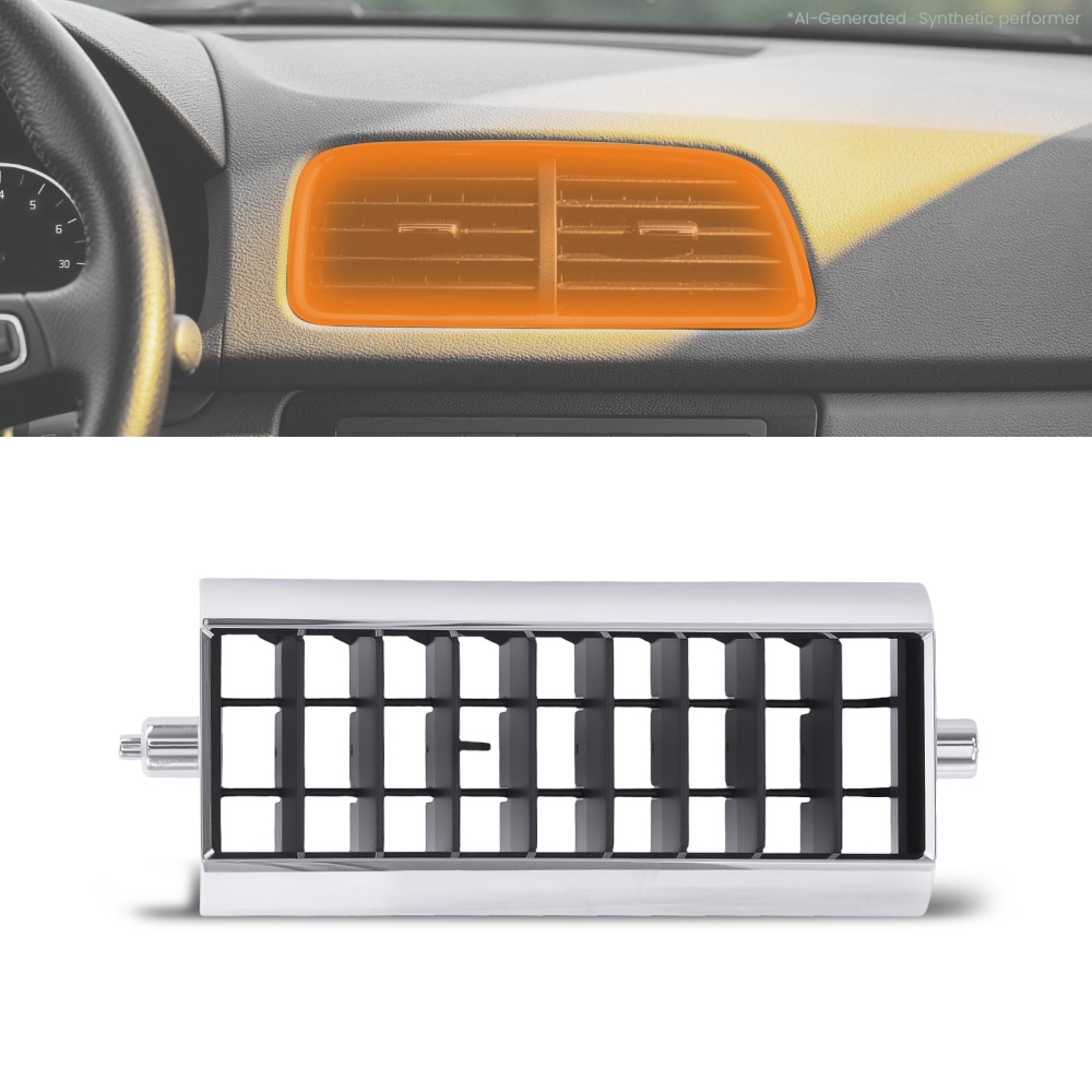 Compatible for AC Vent Plate Set compatible for Chevy GMC Truck 1973-1980 14014536 Chrome ABS PC