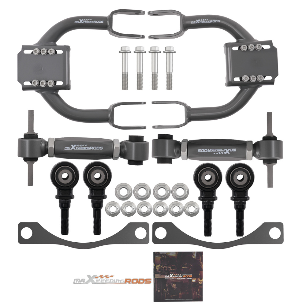 4pcs Adjustable Front Control arms Rear Camber Kit compatible for Honda Civic EG 1992-1995